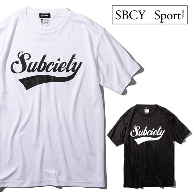 SUBCIETY SPORTS(サブサエティ スポーツ)　DRY TEE S/S-GLORIOUS-　【Tシャツ 半袖】【115-40053】【SBCY SPORT】【2021SUMMER】【お