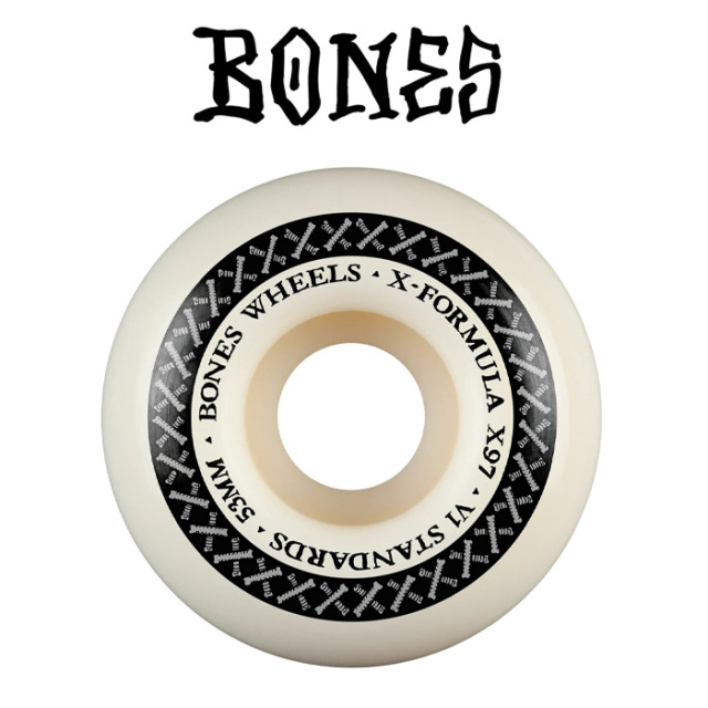 BONES WHEELS(ボーンズ ウィール)　X-FORMULA V1 STANDARD 97A 53mm SKATEBOARD WHEELS 　【ボーンズ スケートボード スケボー パー