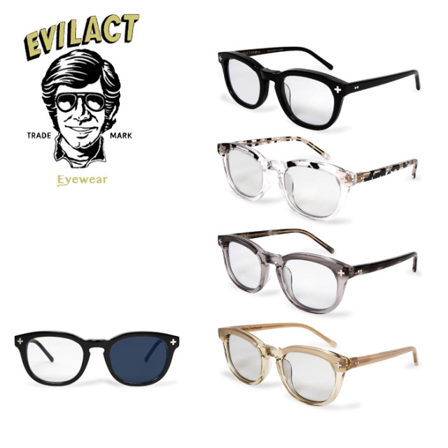 EVILACT EYEWEAR (イーブルアクトアイウエア)　 YALE II   (イェール 2) COLOR DIMMING LENS　 【サングラス メガネ カラー調光レン