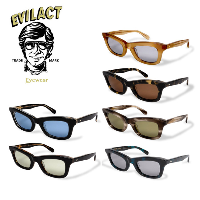 EVILACT EYEWEAR (イーブルアクトアイウエア)　 ARROW(アロー) COLOR LENS　 【サングラス メガネ】【EAE26-09】【インタープレイ IN