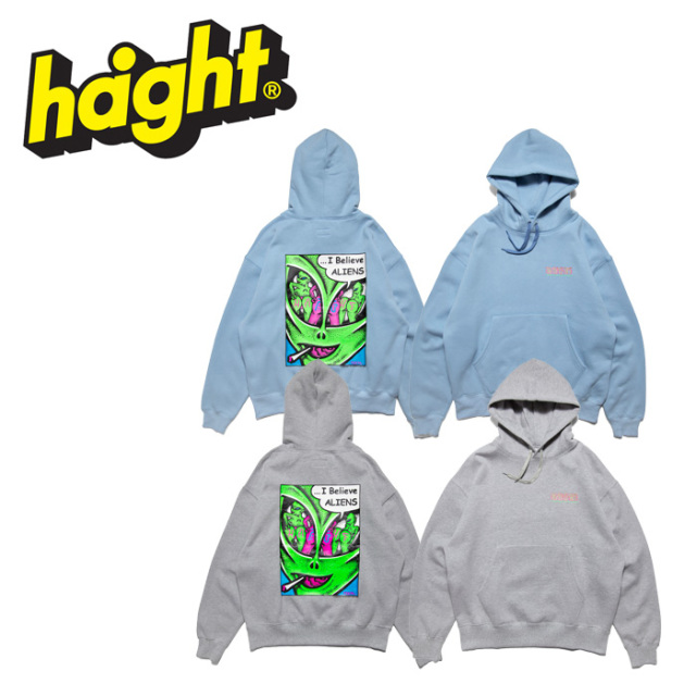 HAIGHT (ヘイト)　ALIEN HOODIE　 【フーディ パーカー】【HTAW-233004】【2023AUTUMN/WINTER 新作】