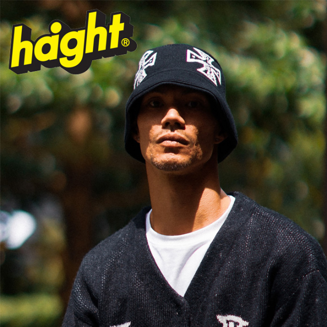 HAIGHT (ヘイト)　GOOD BAD CROSS KNIT HAT　 【ハット】【HTAW-246001】【2024AUTUMN&WINTER新作】