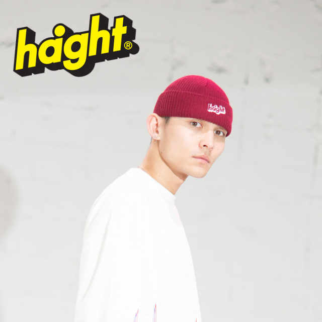 【SALE30%OFF】　HAIGHT (ヘイト)　CORE LOGO KNIT CAP　 【ニットキャップ ニット帽 ビーニー】【HTAW-246003】【2024AUTUMN&WINTER