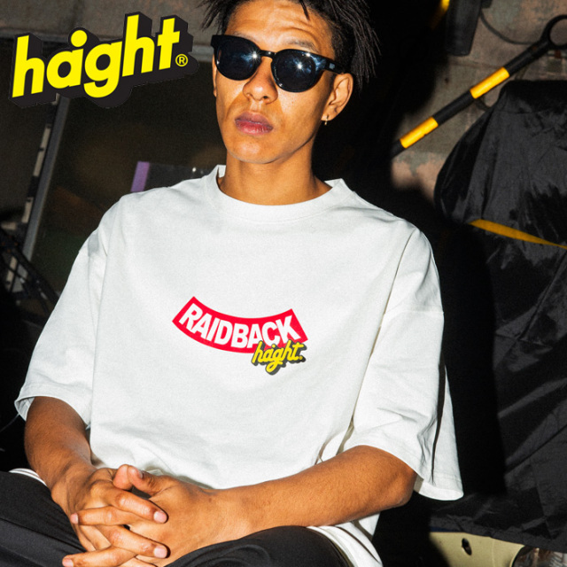 HAIGHT (ヘイト)　RAIDBACK ARCH LOGO Tee　 【Tシャツ】【HTRB-251077】　【2025 SPRING&SUMMER 新作】【raidback fabric】