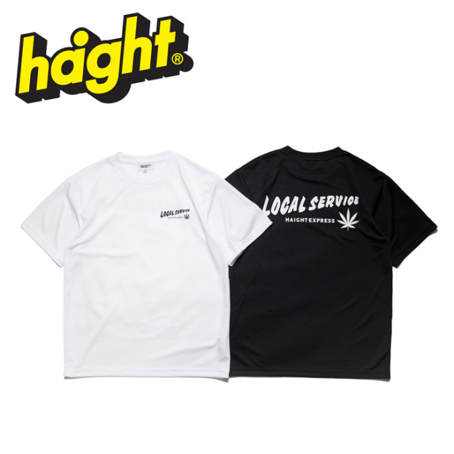 HAIGHT (ヘイト)　HAIGHT EXPRESS DRY SS Tee　 【Tシャツ ドライT ホワイト ブラック】【HTSS-241011】【2024SUMMER新作】