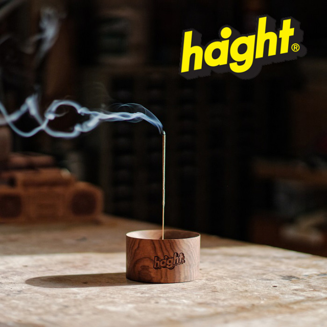 HAIGHT (ヘイト)　WOODEN CYLINDER INCENSE STAND　 【お香立て】【HTSS-247001】【2024SPRING新作】