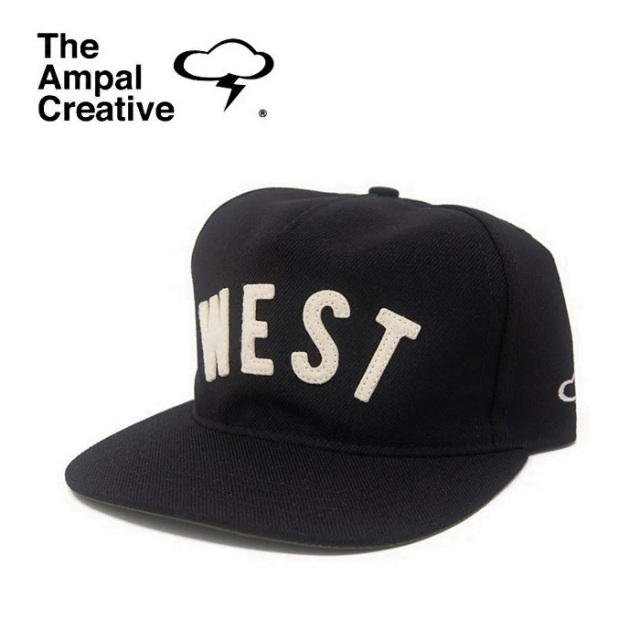 THE AMPAL CREATIVE (ザ・アンパル クリエイティブ)　WEST - Snapback　【キャップ 帽子 定番 人気 カリフォルニア MADE IN USA】