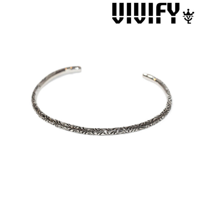 VIVIFY(ヴィヴィファイ)(ビビファイ)　Full Arabesque Bangle（3mmbody）　【オーダーメイド 受注生産】　【キャンセル不可】　【VIV