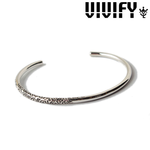 VIVIFY(ヴィヴィファイ)(ビビファイ)　Arabesque Bangle（3mmbody）　【オーダーメイド 受注生産】　【キャンセル不可】　【VIVIFY 