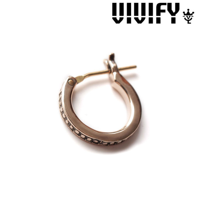 VIVIFY(ヴィヴィファイ)(ビビファイ)　K10gold Mil HoopPierce　【オーダーメイド 受注生産】【キャンセル不可】　【レディース 女性