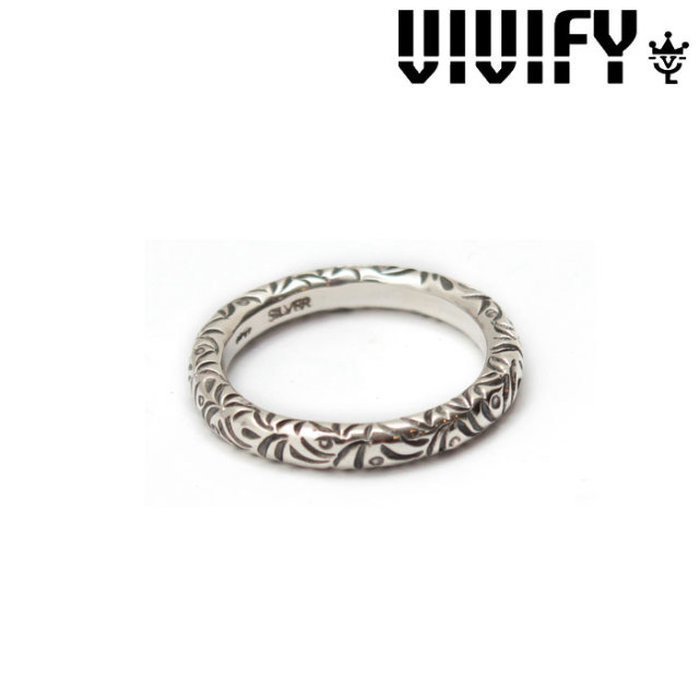 VIVIFY(ヴィヴィファイ)(ビビファイ)　Full Arabesque Ring（3mmbody）　【オーダーメイド 受注生産】　【キャンセル不可】　【VIVIF