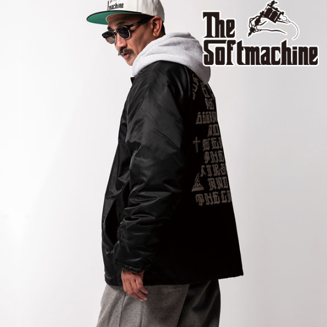 SOFTMACHINE (ソフトマシーン)　APOCALYPSE JK　【コーチジャケット】【ブラック タトゥー】【2025 AUTUMN&WINTER 先行予約】【予約