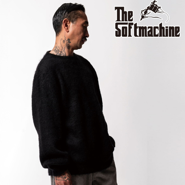 SOFTMACHINE (ソフトマシーン)　 COSTELLO SWEATER　【モヘアセーター】【ブラック レッド グリーン タトゥー】【2025 AUTUMN&WINTER