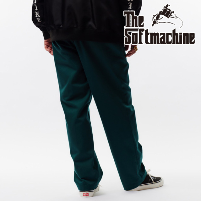 SOFTMACHINE (ソフトマシーン)　EDWARD PANTS　【ワークパンツ】【グレー ブラウン グリーン タトゥー】【2025 SPRING&SUMMER COLLEC
