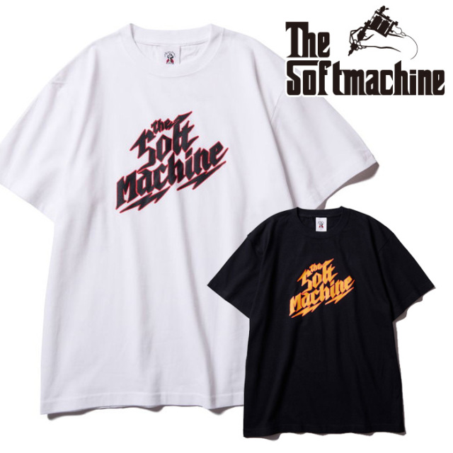 SOFTMACHINE (ソフトマシーン)　 FLASH-T　【Tシャツ 半袖】【ホワイト ブラック タトゥー】【2025 AUTUMN&WINTER】【お取り寄せ商品