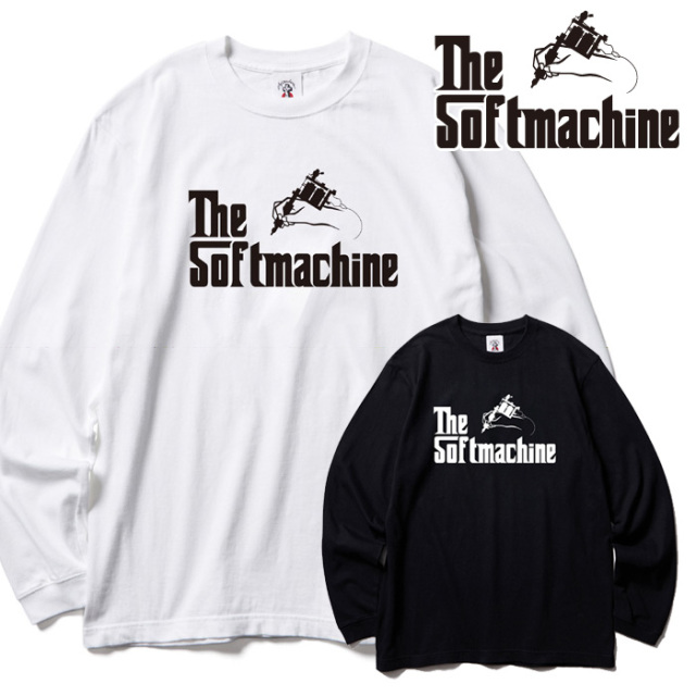 SOFTMACHINE (ソフトマシーン)　GOD-L/S　【Tシャツ 長袖】【ホワイト ブラック タトゥー】【2025 AUTUMN&WINTER 先行予約】【予約商