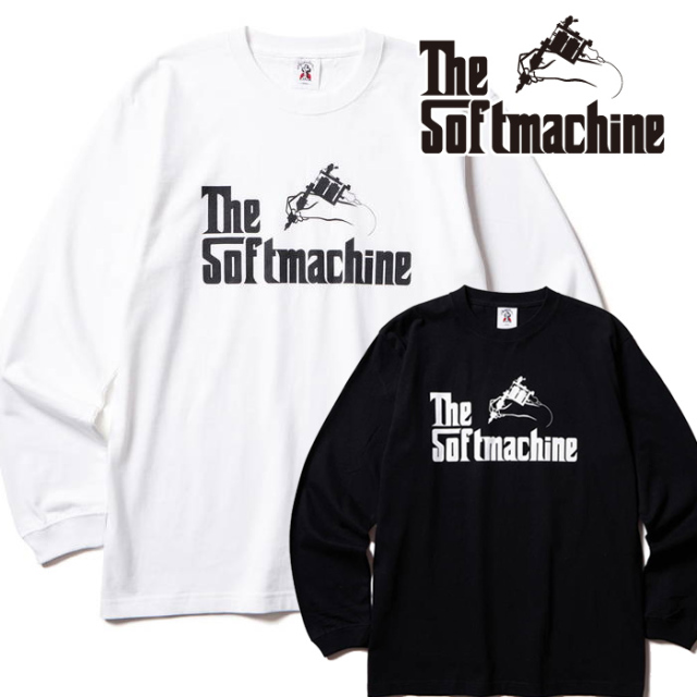 SOFTMACHINE (ソフトマシーン)　GOD L/S (L/S T-SHIRTS)　【Tシャツ 長袖】【ホワイト ブラック タトゥー】【2023SUMMER VACATION 新