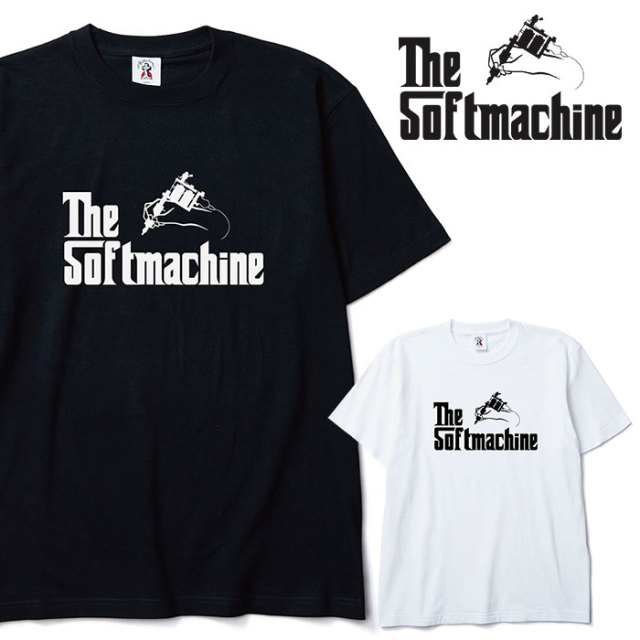 SOFTMACHINE (ソフトマシーン)　 GOD-T　【半袖Tシャツ プリント ロゴ】【ブラック ホワイト タトゥー】【2020SPRING&SUMMER新作】