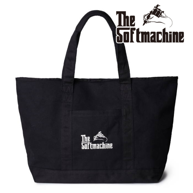 SOFTMACHINE (ソフトマシーン)　GOD TOTE (TOTE BAG)　【トートバッグ】【ブラック タトゥー】【2023SUMMER VACATION新作】