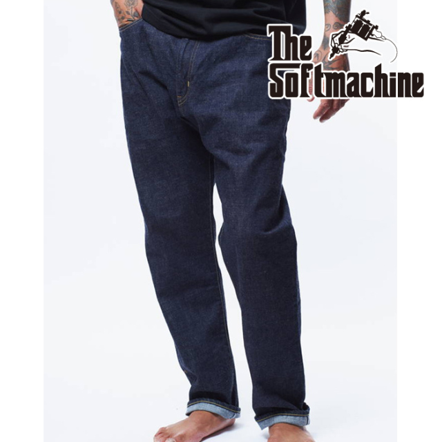 SOFTMACHINE (ソフトマシーン)　GOOD LIFE (DENIM PANTS)　【デニムパンツ】【デニム タトゥー】【2022SPRING&SUMMER新入荷】