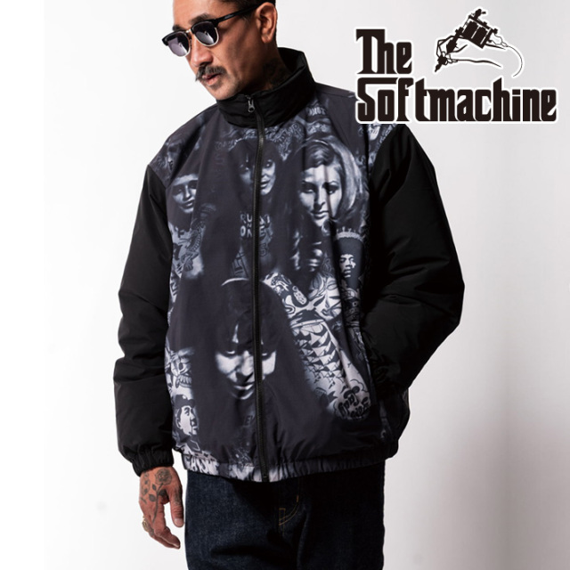 SOFTMACHINE (ソフトマシーン)　LADY LAND JK　【トレーニングジャケット】【ブラック タトゥー】【2025 AUTUMN&WINTER 先行予約】【
