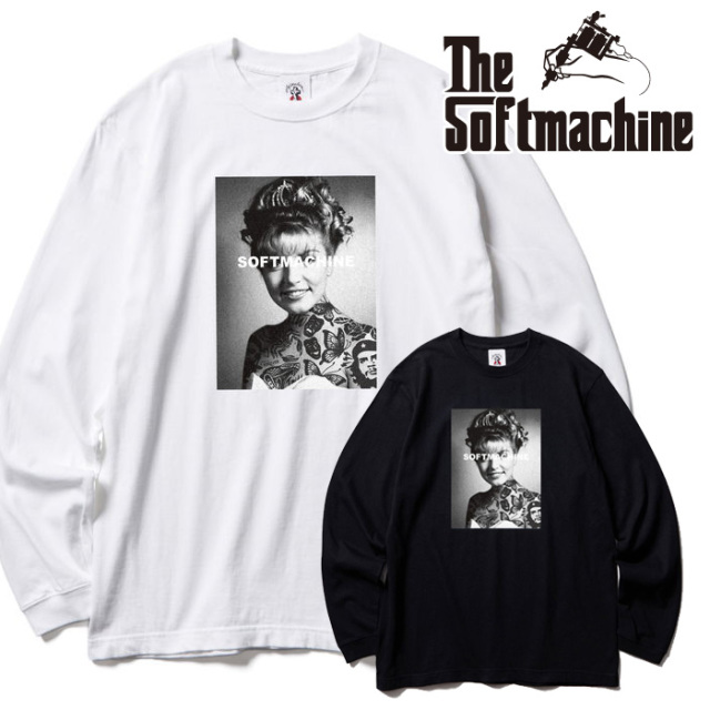 SOFTMACHINE (ソフトマシーン)　LAURA L/S　【Tシャツ 長袖】【ホワイト ブラック  タトゥー】【2026 SUMMER VACATION 先行予約】【