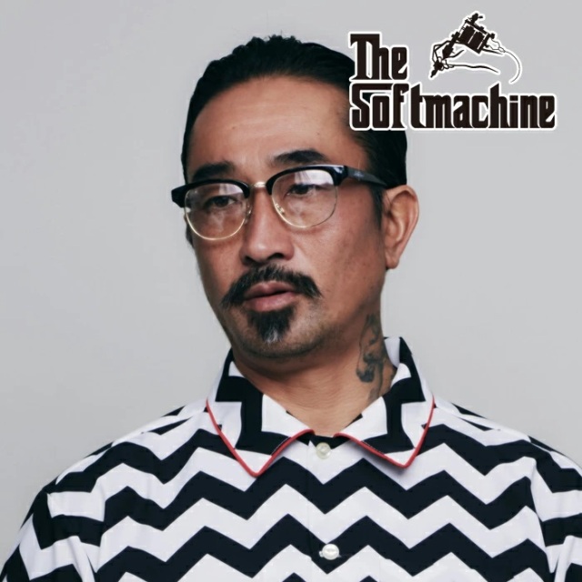 SOFTMACHINE (ソフトマシーン)　MASTER GLASS (EYE WEAR)　【サングラス メガネ】【ブラック スモーク クリア タトゥー】【2024 SPRI