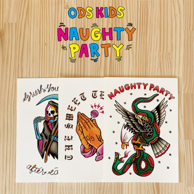 NAUGHTY PARTY (ノーティーパーティ)　FLASH　【フラッシュ ポスター タトゥー】