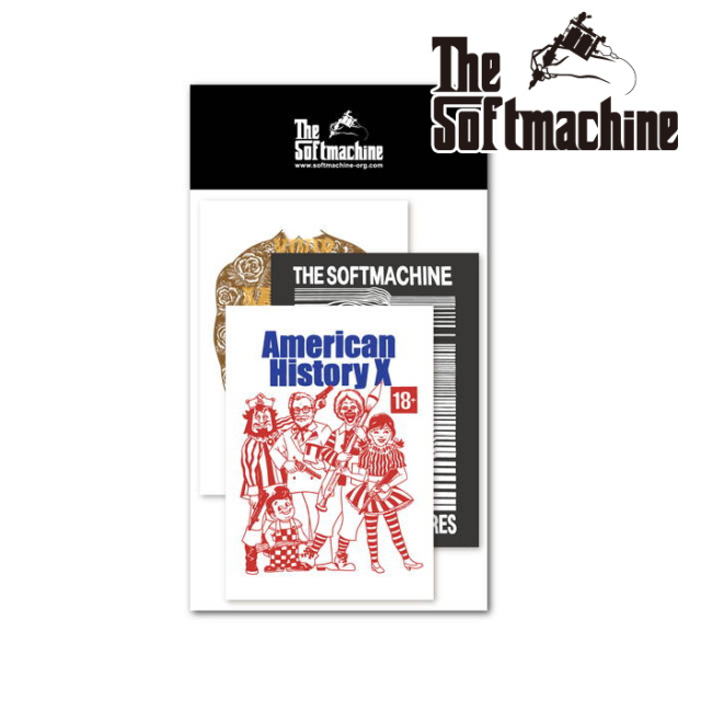 SOFTMACHINE (ソフトマシーン)　SM STICKER SET　【ステッカーセット】【タトゥー おしゃれ】【2024 SUMMER　VACATION COLLECTION新