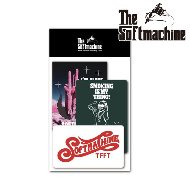 SOFTMACHINE (ソフトマシーン)　 SM STICKER SET　【2025 AUTUMN&WINTER 先行予約】【キャンセル不可】　