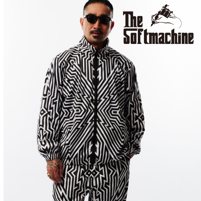 SOFTMACHINE (ソフトマシーン)　SONIC TRAINING JK　【トレーニングジャケット】【ブラック タトゥー】【2025 SPRING&SUMMER COLLECT
