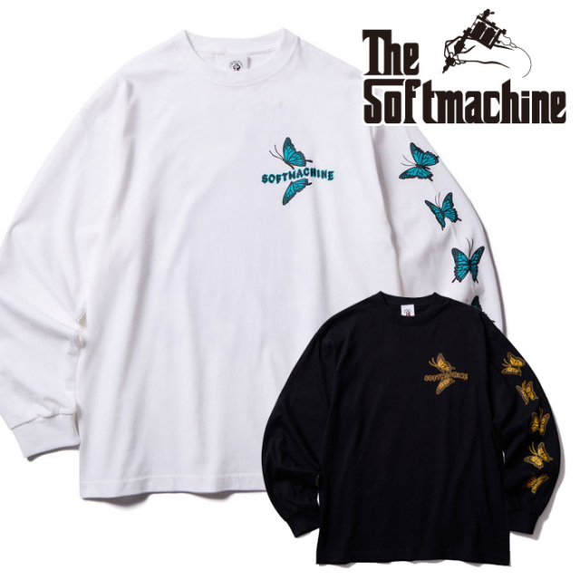 SOFTMACHINE (ソフトマシーン)　SUPPER L/S　【Tシャツ 長袖】【ホワイト ブラック  タトゥー】【2025 AUTUMN&WINTER 先行予約】【予