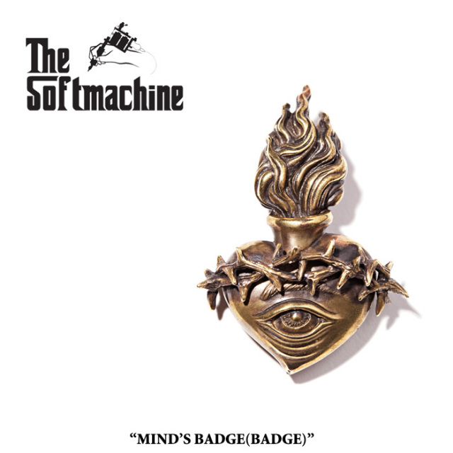 SOFTMACHINE (ソフトマシーン)　 MIND'S EYE BADGE(BADGE)　【先行予約】【キャンセル不可】　【SOFTMACHINE(ソフトマシーン) バッジ