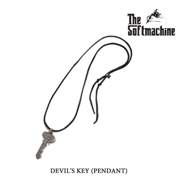 SOFTMACHINE (ソフトマシーン)　 DEVIL’S KEY(PENDANT)(SILVER)　【先行予約】【キャンセル不可】　【SOFTMACHINE(ソフトマシーン) 