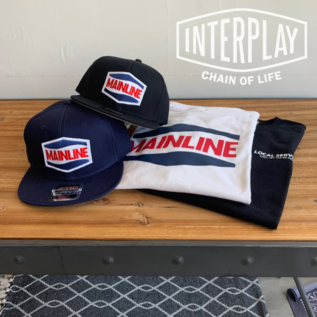INTERPLAY(インタープレイ) MAINLINE OG LOGO SNAPBACK CAP 　【ネイビー ブラック】【スナップバック キャップ】【インタープレイオ