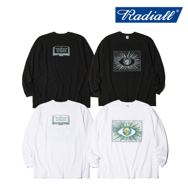 RADIALL ラディアル 　 DEAD HEAD - CREW NECK T-SHIRT L/S 　 【Tシャツ 長袖 ロンT】【2023 AUTUMN＆WINTER COLLECTION】【RAD-23A