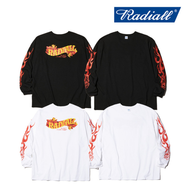 RADIALL(ラディアル) LO-N-SLO - CREW NECK T-SHIRT L/S