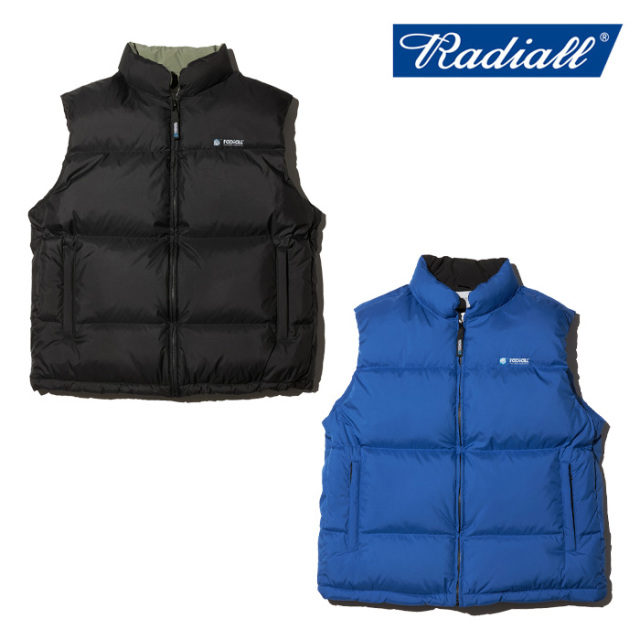 【SALE30%OFF】　RADIALL ラディアル 　SUBURBAN - ZIP UP VEST 　 【ベスト】【2023 AUTUMN＆WINTER COLLECTION】【RAD-23AW-JK008
