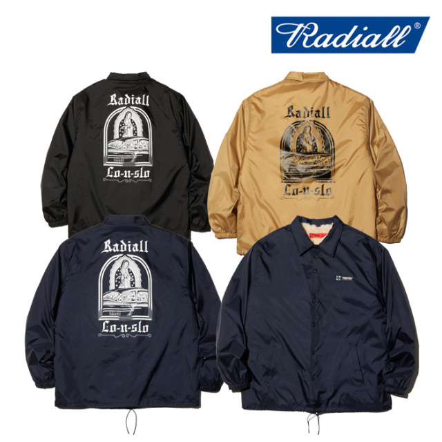 RADIALL ラディアル 　LO-N-SLO - WINDBREAKER JACKET　 【コーチジャケット】【2023 AUTUMN＆WINTER COLLECTION】【RAD-23AW-JK010