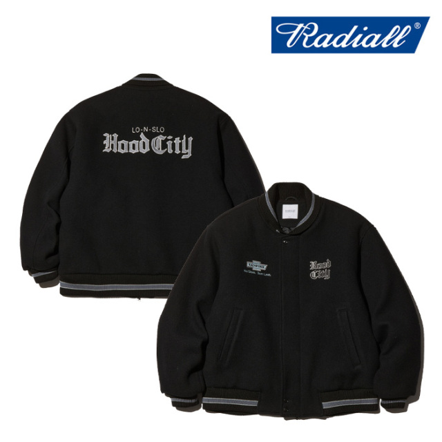 【SALE30%OFF】　RADIALL ラディアル 　HOOD CITY - VARCITY JACKET　 【スタジャン】【2023 AUTUMN＆WINTER COLLECTION】【RAD-23AW
