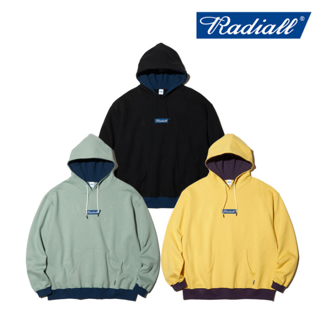 RADIALL ラディアル 　FLAGS - HOODIE SWAEATSHIRT L/S　 【パーカー フーディー】【2023 SPRING＆ SUMMER COLLECTION】【RAD-23SS-C