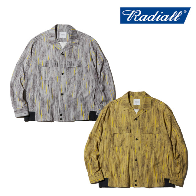 RADIALL ラディアル 　ALTEC - OPEN COLLARED JACKET　 【シャツジャケット】【2023 SPRING＆ SUMMER COLLECTION】【RAD-23SS-JW002