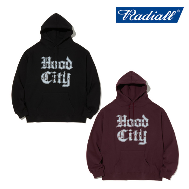 【SALE30%OFF】　RADIALL ラディアル 　CHROM CITY - HOODIE SWEATSHIRT L/S　 【フーディ パーカー】【2024 AUTUMN＆WINTER COLLECT
