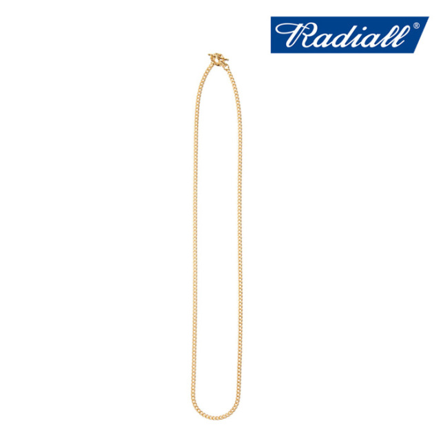 RADIALL ネックレス RADIALL(ラディアル) MR.EASY - PLATE NECKLACE (GOLD)