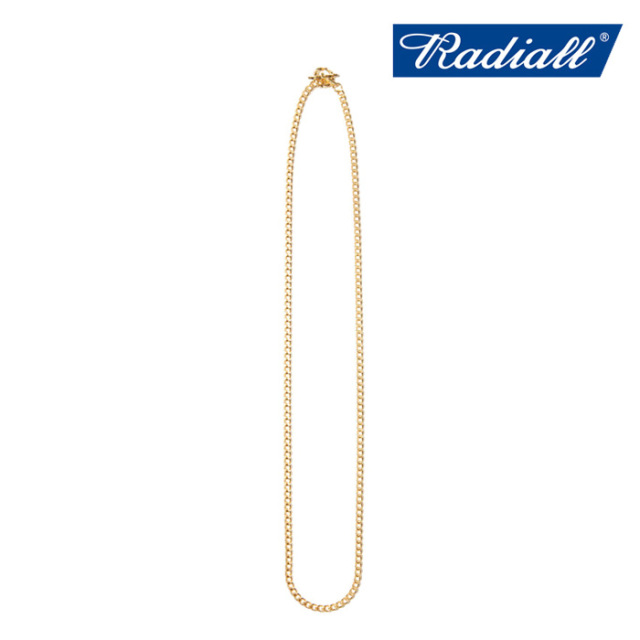 RADIALL ラディアル 　MONTE CALRO - WIDE NECKLACE(GOLD)　 【ネックレス】【2024 SPRING＆SUMMER COLLECTION】【RAD-JWL040-02】【