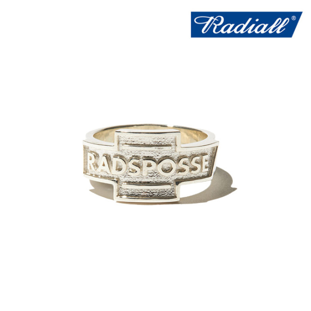 RADIALL ラディアル 　POSSE - EMBLEM RING(SILVER)　 【リング】【2023 SPRING＆ SUMMER COLLECTION】【RAD-JWL042-01】【インター