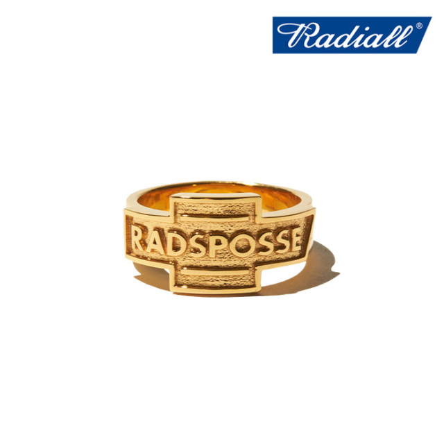 RADIALL ラディアル 　POSSE - EMBLEM RING(GOLD)　 【リング】【2023 SPRING＆ SUMMER COLLECTION】【RAD-JWL042-02】【インタープ