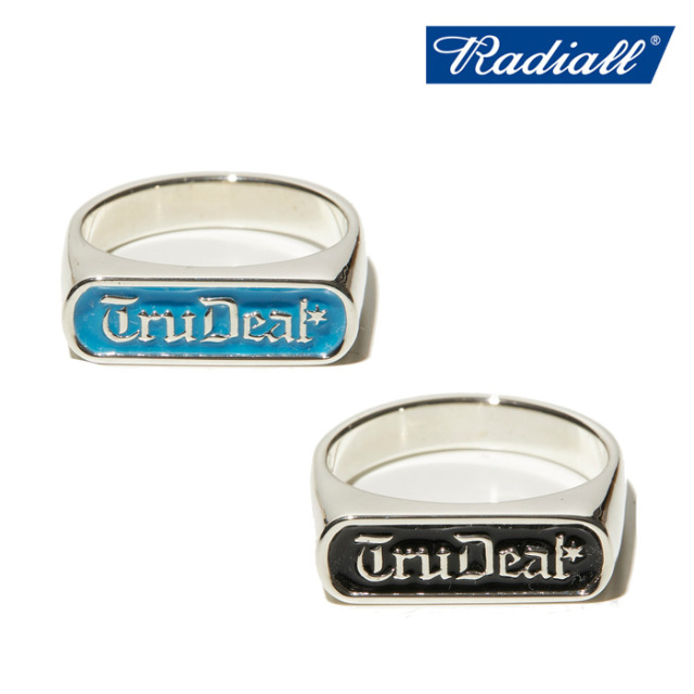 RADIALL ラディアル 　TRUE DEAL - SIGNET PINKY RING　 【ピンキーリング】【2024 SPRING＆SUMMER COLLECTION】【RAD-JWL049-01】【