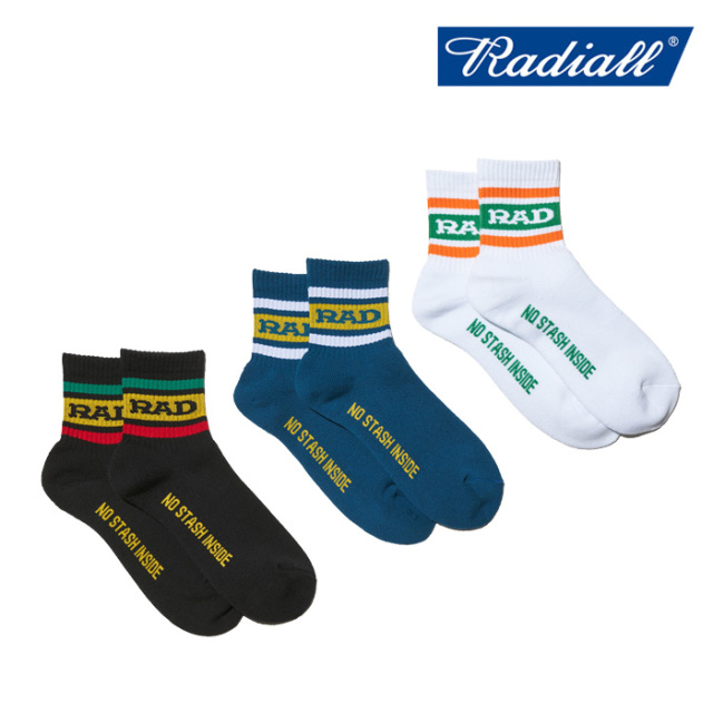 RADIALL ラディアル 　LOW KICK - 1PAC SOX SHORT　 【ショートソックス】【2023 SPRING＆ SUMMER COLLECTION】【RAD-PAC051】【イン