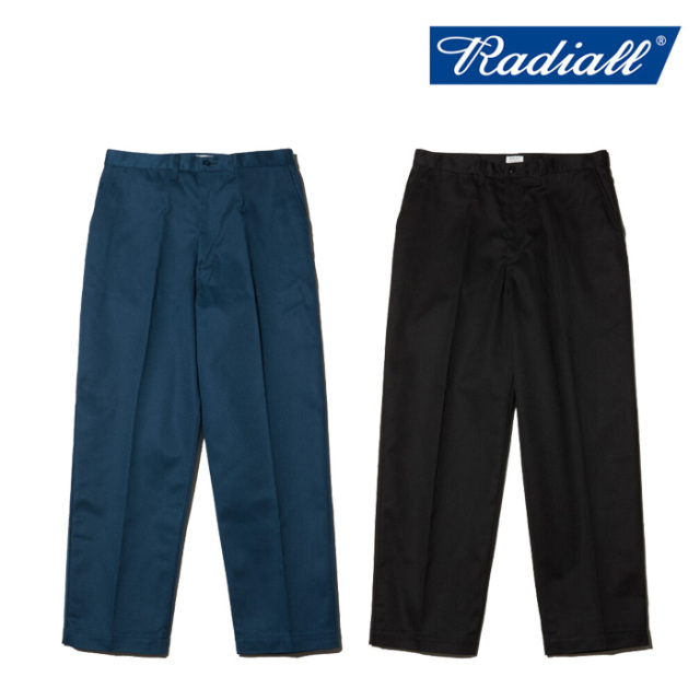 RADIALL ラディアル 　 CNQ MOTOWN - WIDE TAPERED FIT PANTS 　 【チノ ワイド テーパード パンツ】【2023 AUTUMN＆WINTER COLLECTI